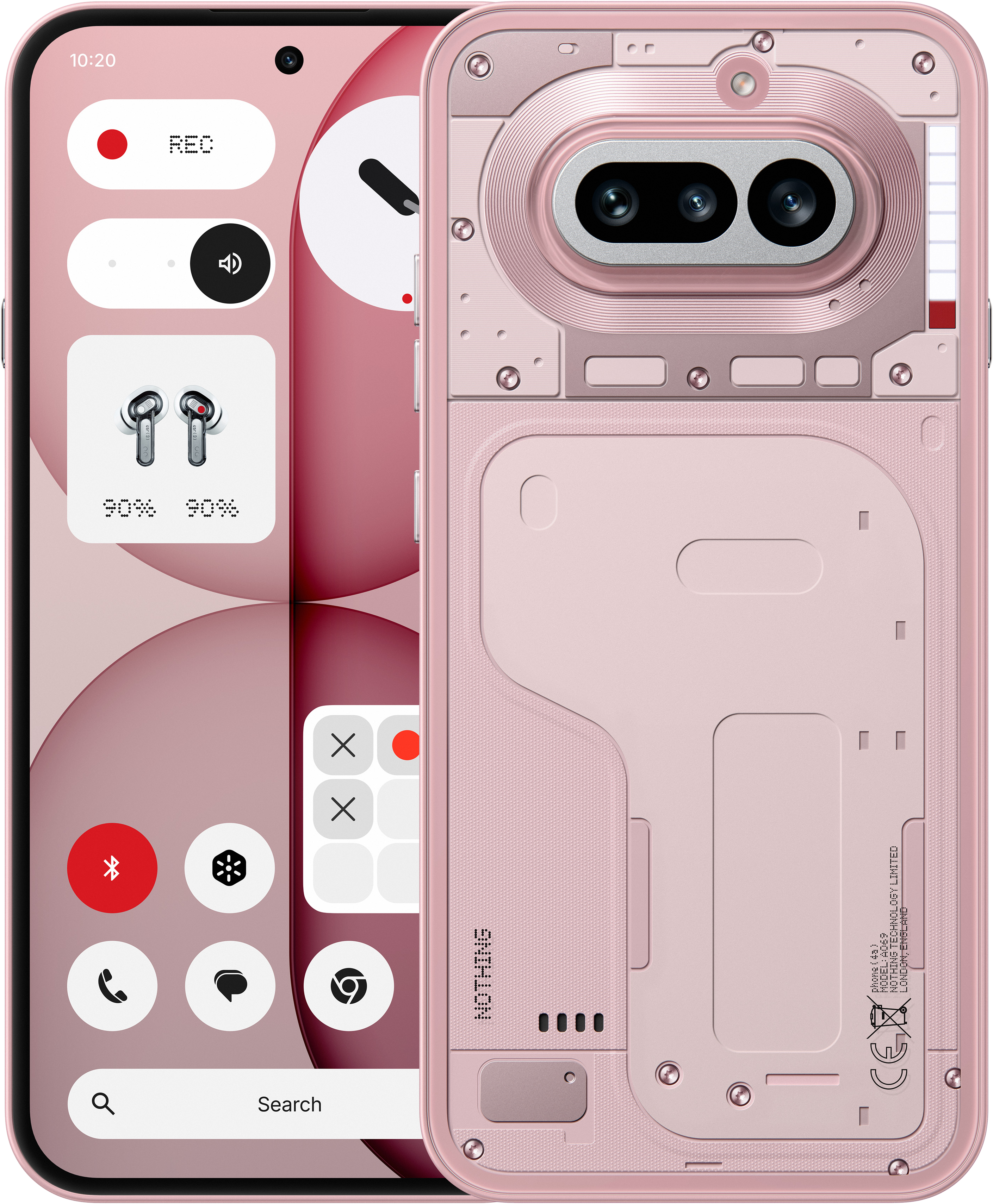 NOTHING PHONE (4A) 12/256 GB DualSIM Rózsaszín Kártyafüggetlen Okostelefon