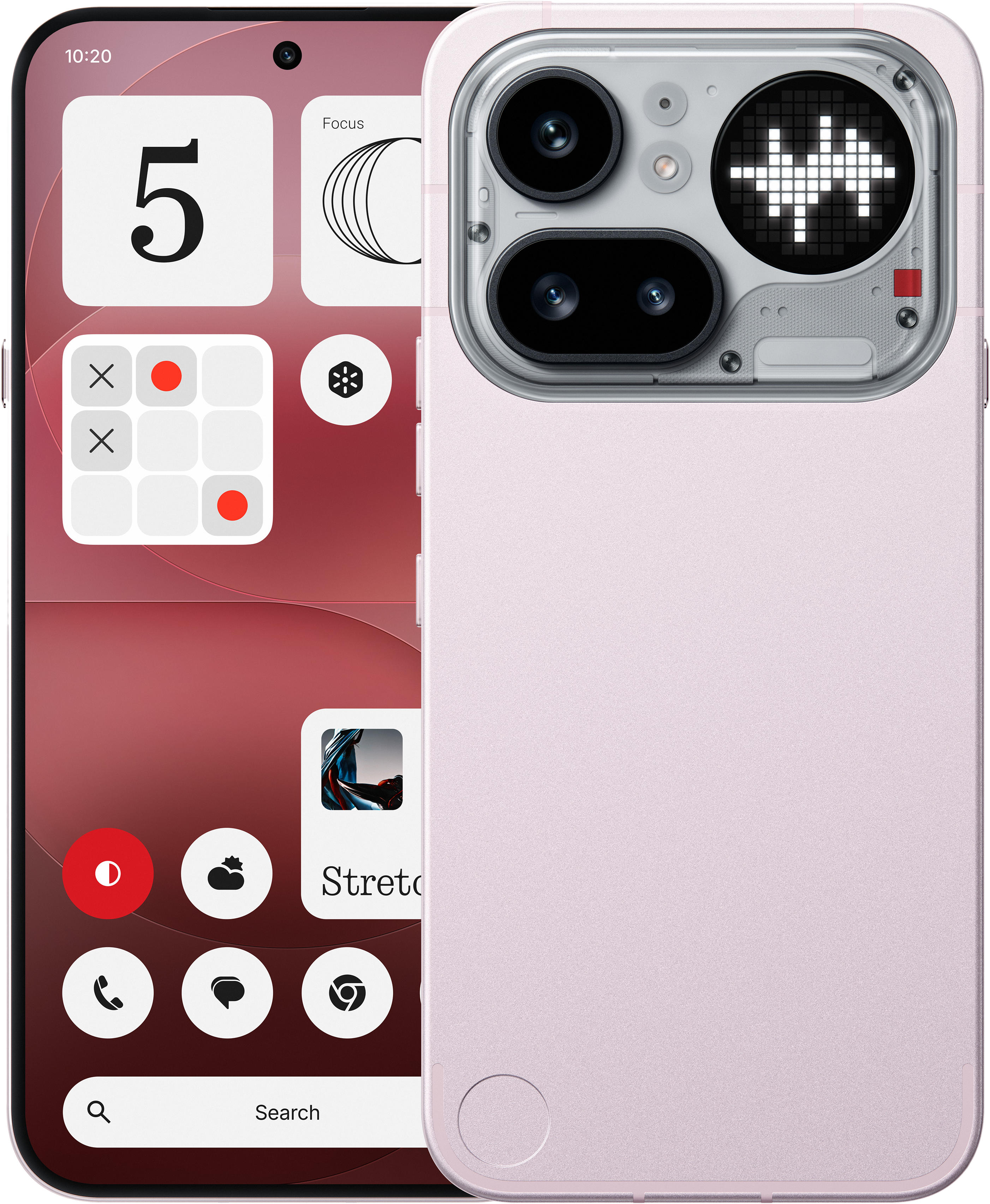 NOTHING PHONE (4A) PRO 12/256 GB DualSIM Rózsaszín Kártyafüggetlen Okostelefon