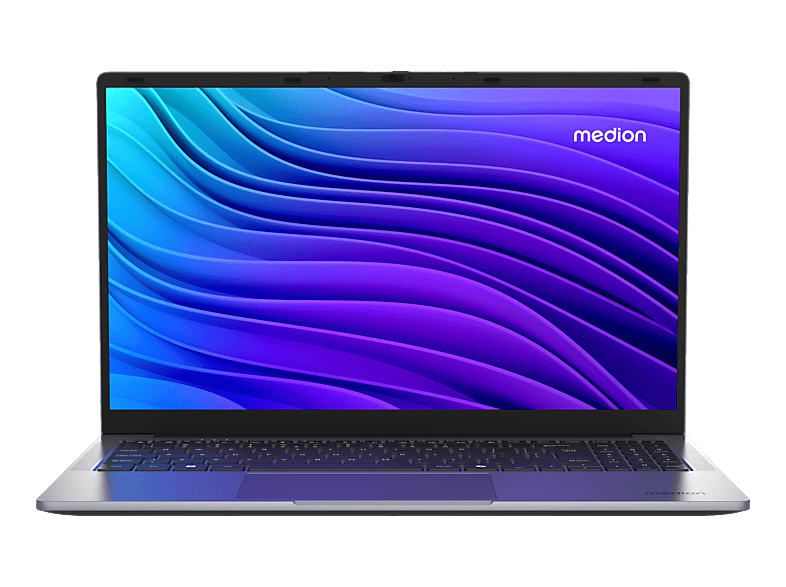MEDION E15223 (MD 600044), Notebook, mit 15.6 Display, Intel® N100 Prozessor (6 MB Cache, bis zu 3.40 GHz), 8 GB RAM, 128 eMMC, UHD Graphics, Grau, Windows 11 Home S-Modus