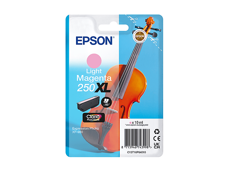 Cartuccia EPSON Violino 250 XL Magenta chiaro