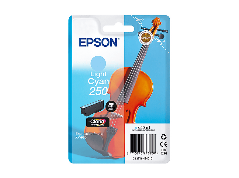 Cartuccia EPSON Violino 250 Ciano chiaro