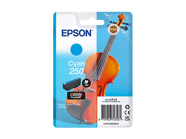 Cartuccia EPSON Violino 250 Ciano