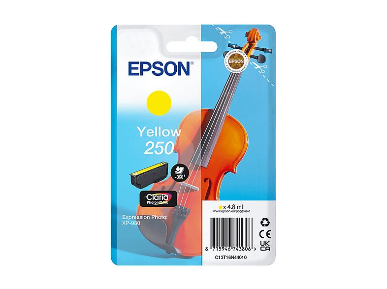 Cartuccia EPSON Violino 250 Giallo