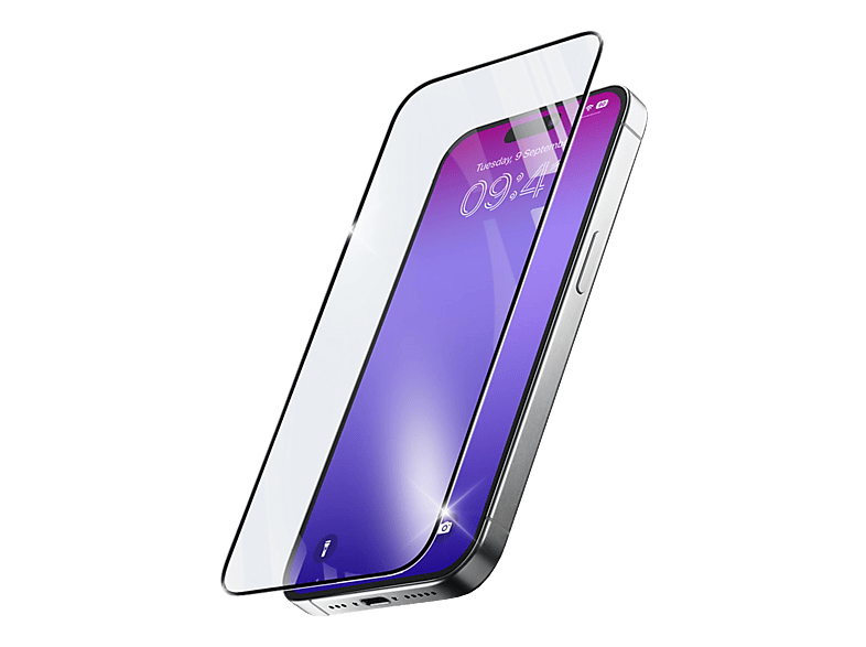 CELLULARLINE Fortified Xtreme Glass Displayschutzfolie (für Apple iPhone 17 Pro)