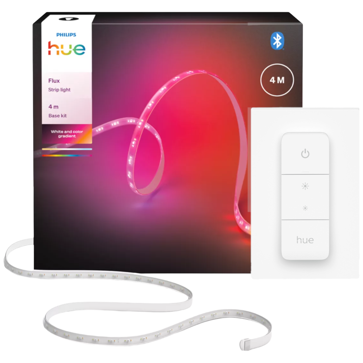 Philips Hue 1 Philips Hue Flux Led Strip 4m + Dimmer Switch Smart Home Bundle