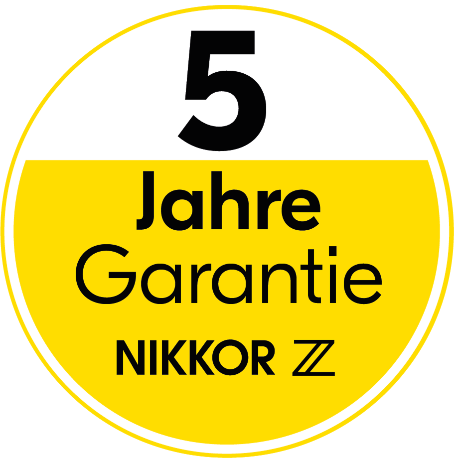 5 Jahre Garantie NIKKOR Z Siegel