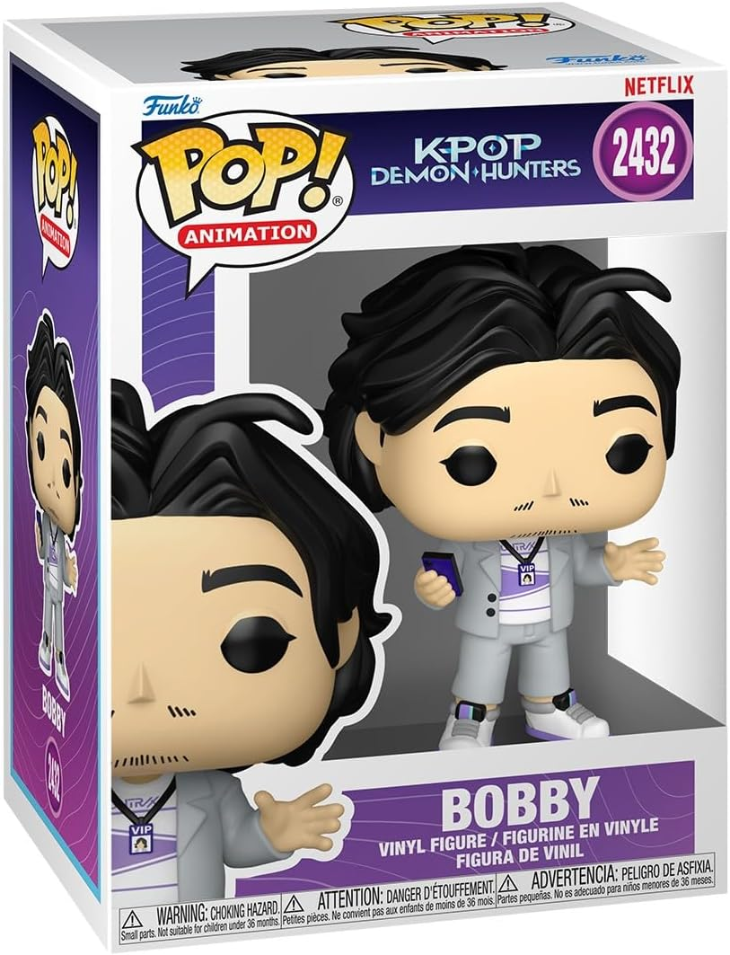 Figura de vinilo Funko Pop de Bobby de K-Pop Demon Hunters, Netflix.