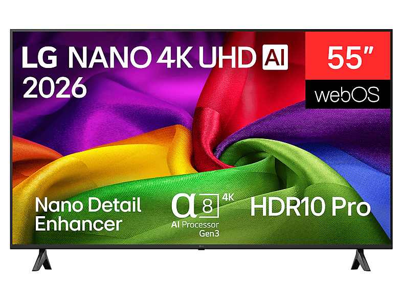 LG Electronics 55NU800B6LA (2026) 55 Zoll nano 4K UHD TV; LED TV