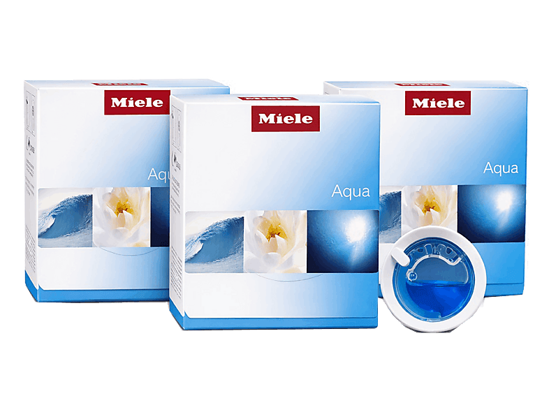 Accesorio lavadora - Miele Cápsulas Fragancia Aqua, 3x Cápsulas, Azul