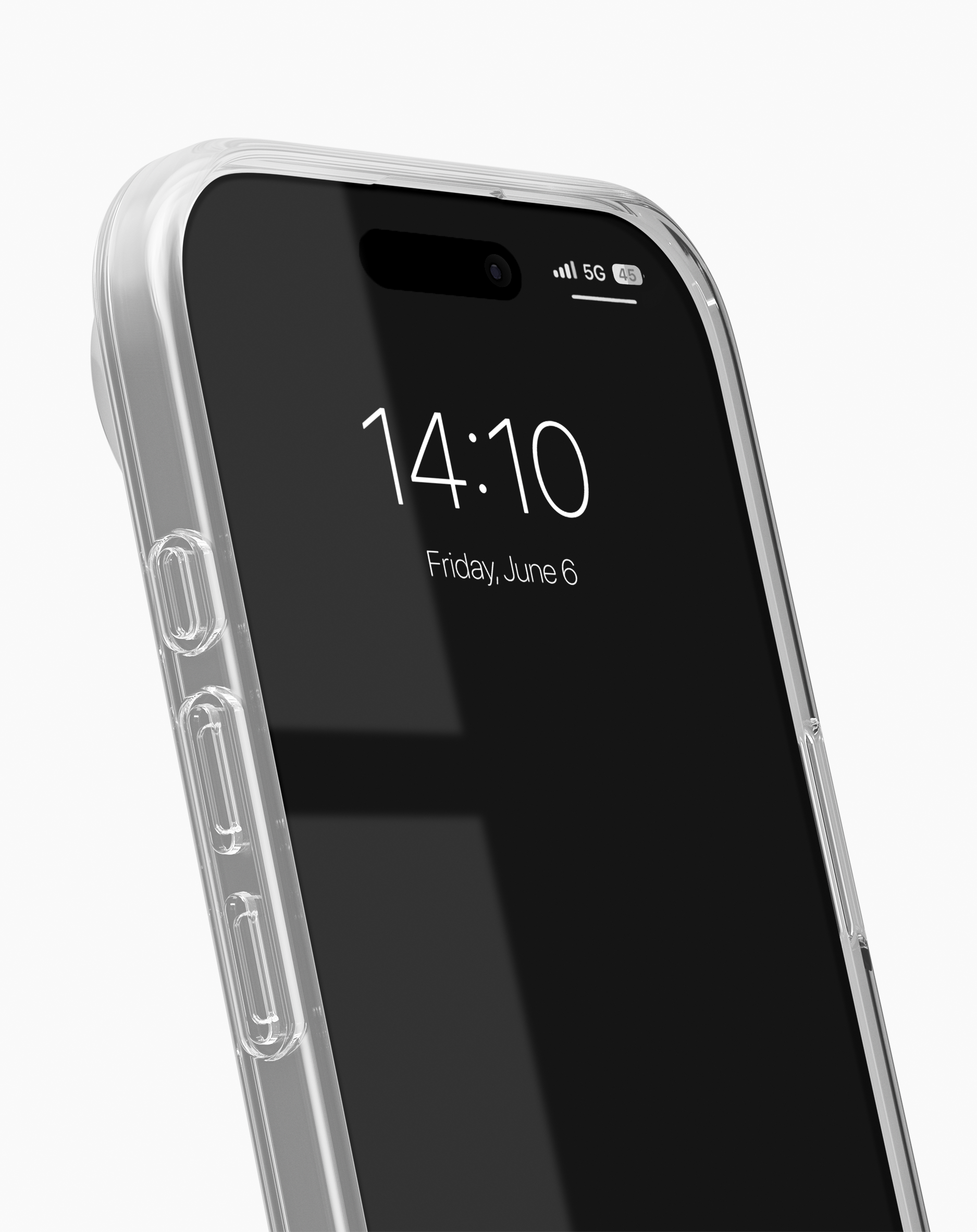 Átlátszó telefontok egy iPhone-on, 14:10-es idővel.
