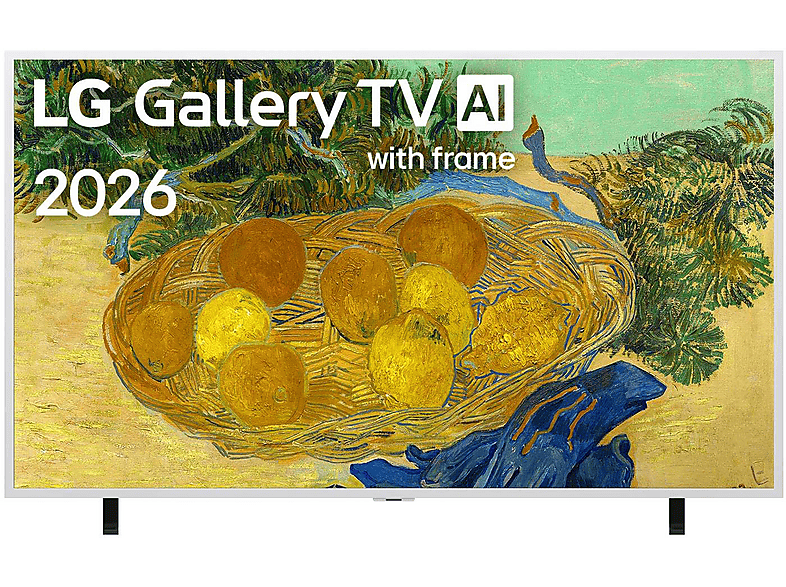 LG Electronics 65LX7B6LA (2026) 65-Zoll LG Gallery TV AI mit Rahmen LX7 4K ART TV; QNED MiniLED TV