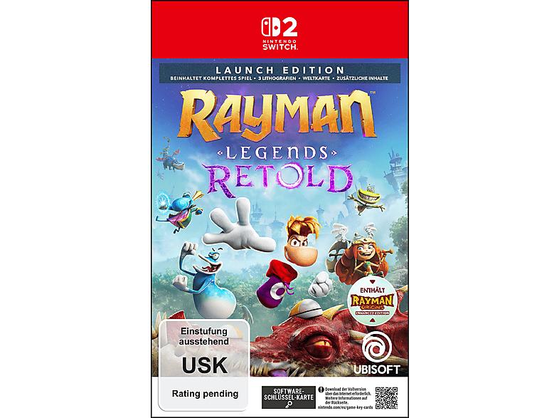 Rayman Legends Retold - Lauch Edition - Nintendo Switch 2