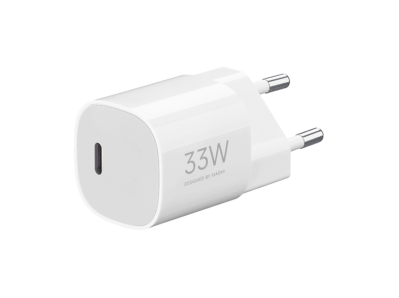 CARICABATTERIE XIAOMI 33W Nano Power Adapter (USB C) da 33W, Bianco