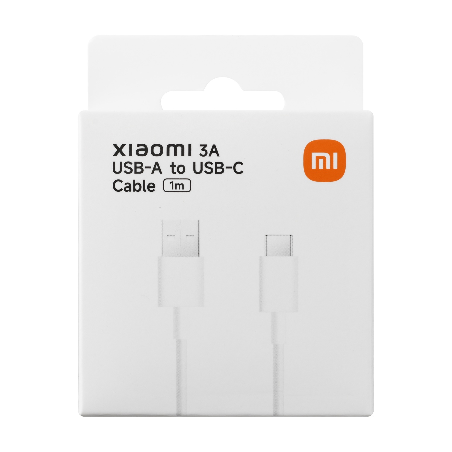 Confezione del cavo Xiaomi 3A USB-A a USB-C (1m).