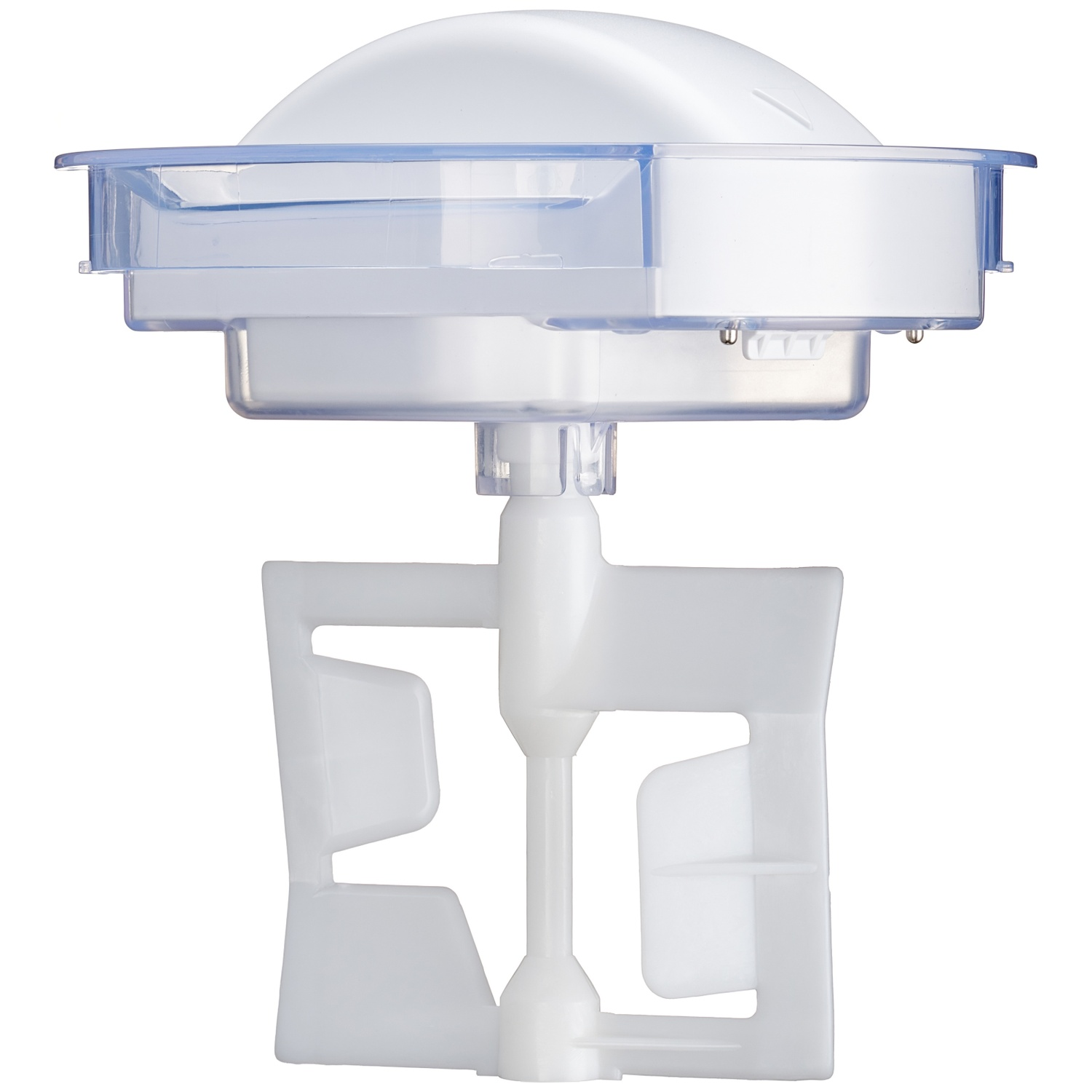 Un accessoire blanc pour sorbatire avec couvercle transparent et pale.