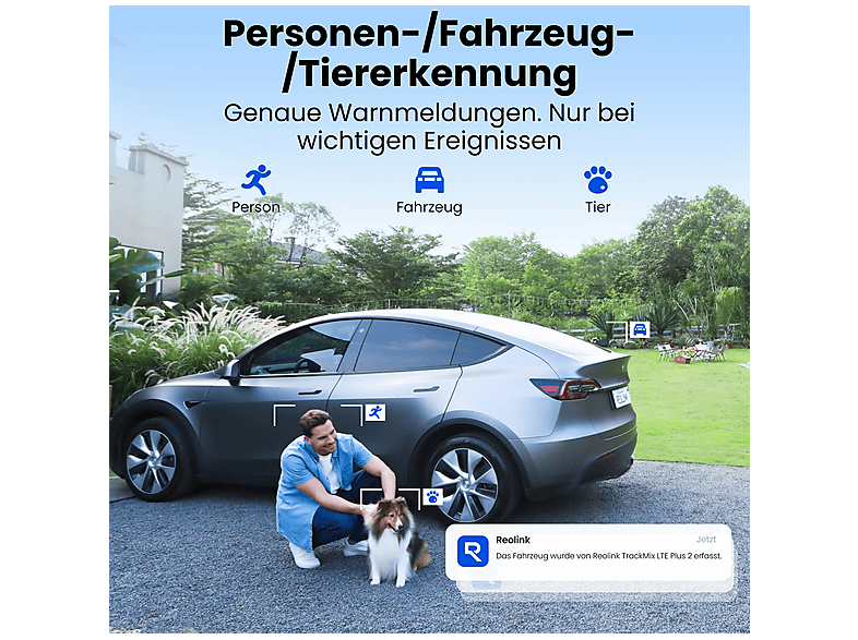 Reolink 2K Dual-Lens PTZ 4G-, Überwachungskamera mit Solar Panel Plus (für Innen + Außen, Nachtsichtfunktion, Akkubetrieb, 2K, weiß) — Foto 4 von 5