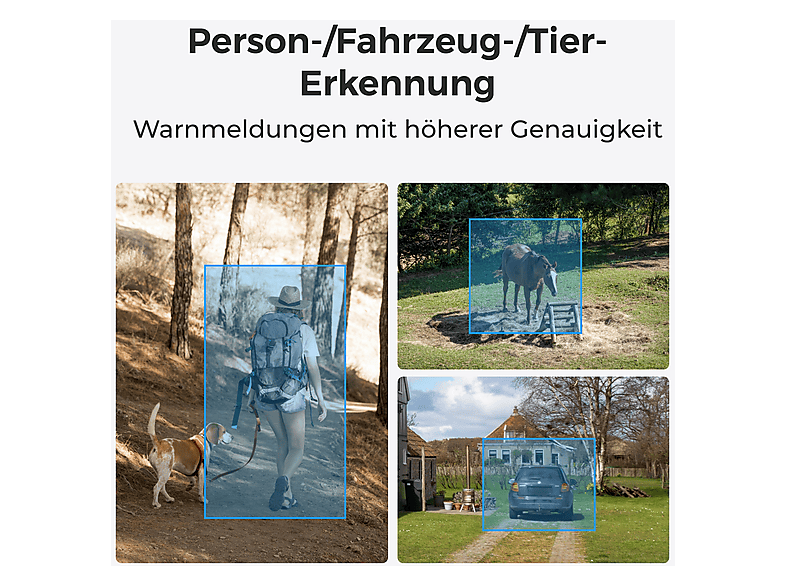 Reolink 4K PoE, Überwchungskamera mit 16x optischem Zoom (für Innen + Außen, Nachtsichtfunktion, Netzbetrieb, UHD 4K, weiß) — Foto 5 von 5