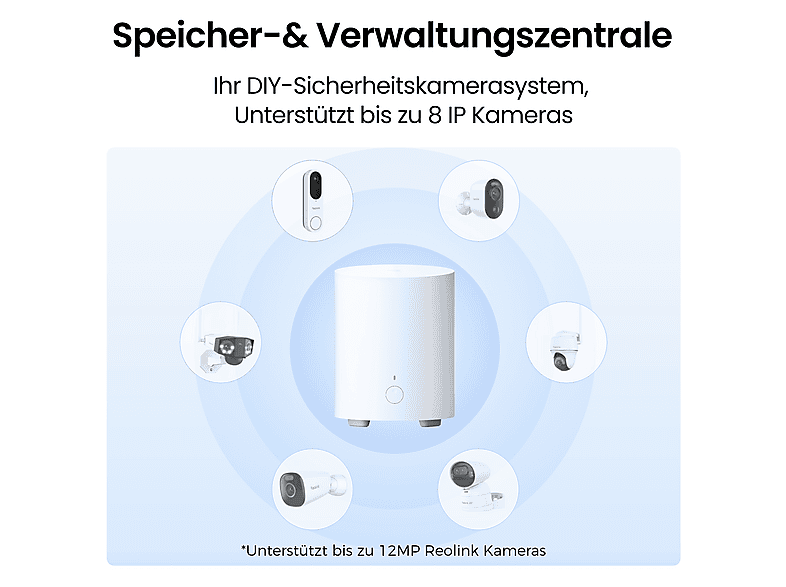 Reolink Hub1 Lite + 2x Argus Series B330; Überwachungskamera-Set — Foto 3 von 5