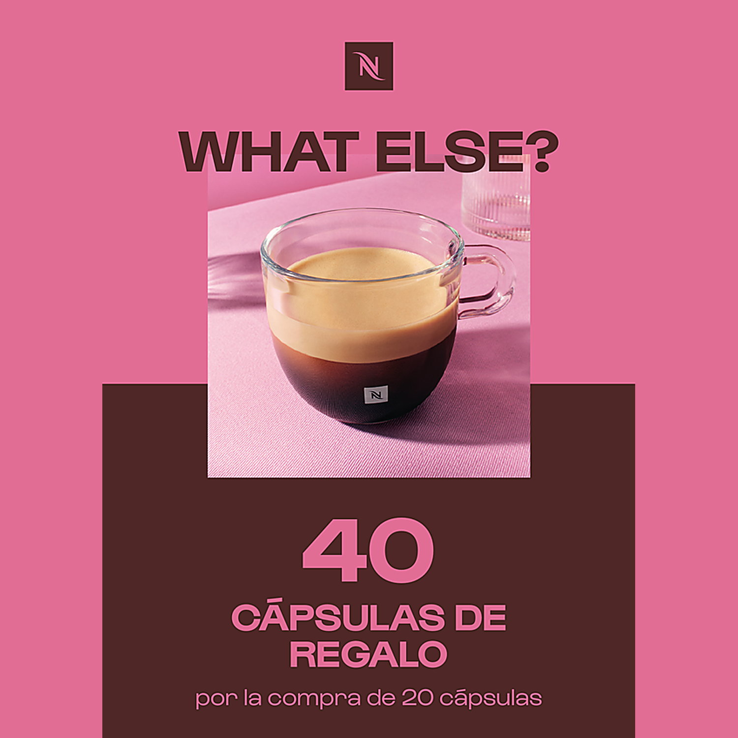 Oferta Nespresso: 40 cápsulas gratis al comprar 20.
