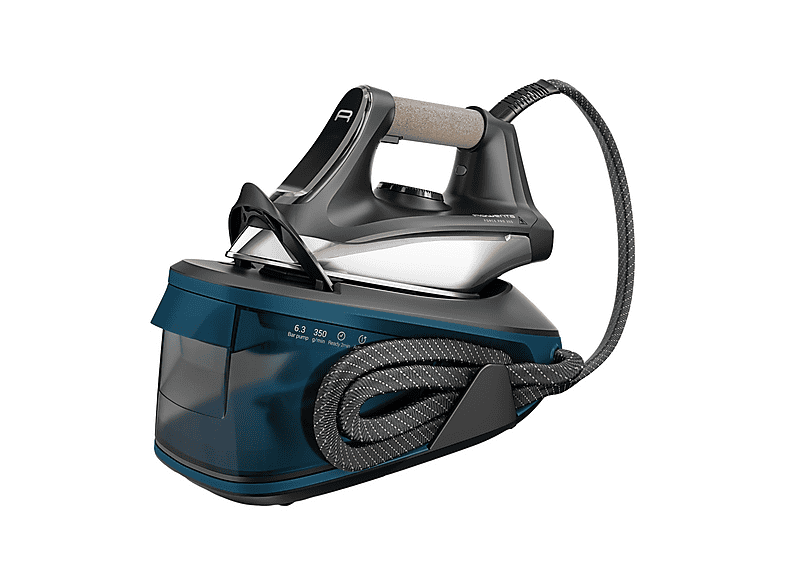 FERRO CALDAIA ROWENTA Force Pro 350 VR7444, Potenza 2400 W, pompa 6,3 bar, Vapore continuo fino a 120 g/min, Sistema anticalcare integrato, Capacità serbatoio 1,4 l, Piastra in Inox Airglide