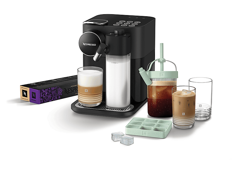 Nespresso F541 Kahve Köşesi Seti, Süt Çözümlü Espresso Makinesi Siyah