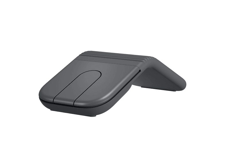 Ratón inalámbrico - Logitech Mobi Fold, Bluetooth-USB, 4000ppp, Multidispositivo, Multisistema, Personalizable, Clics silenciosos, Carga rápida, Negro