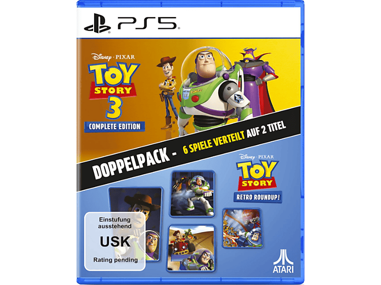 Toy Story: Retro Roundup! + Toy Story 3 Complete Edition - Doppelpack - PlayStation 5 [Blu-ray]