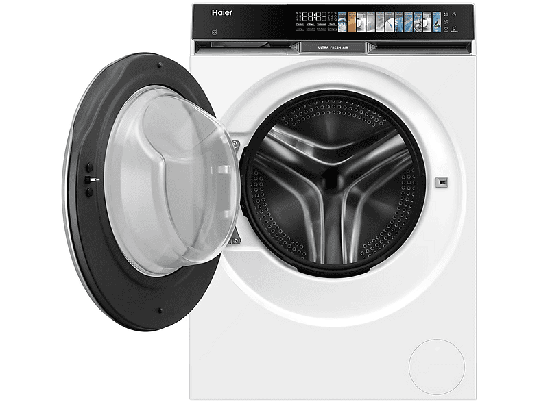 Haier HWD80-BP14687TU1 G9 Waschtrockner (8 kg / 5 kg, 1330 U/Min., freistehend, Weiß) — Foto 2 von 4