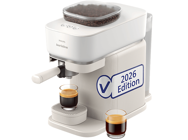 Philips bar 305/00 Baristina Espressomaschine (Weiß, 1550 Watt, 16 bar)