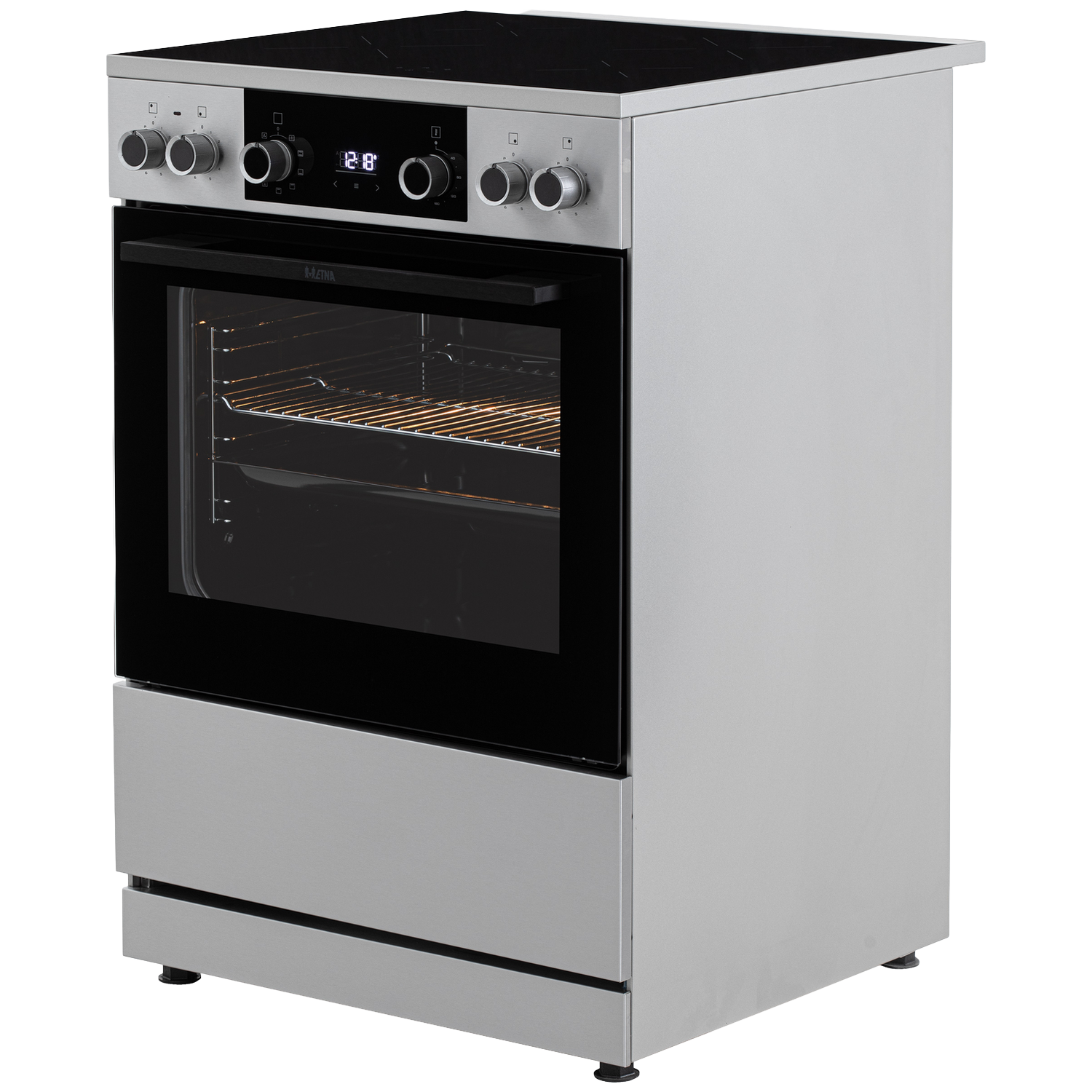 Etna Fi660rvs - Inductiefornuis Inductie 2-fasen (perilex) Breedte 59.8 Cm