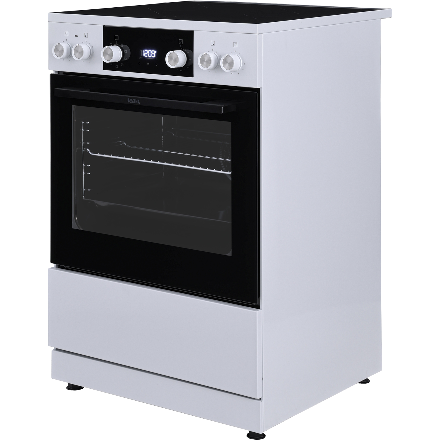 Etna Fi660wit - Inductiefornuis Inductie 2-fasen (perilex) Breedte 59.8 Cm