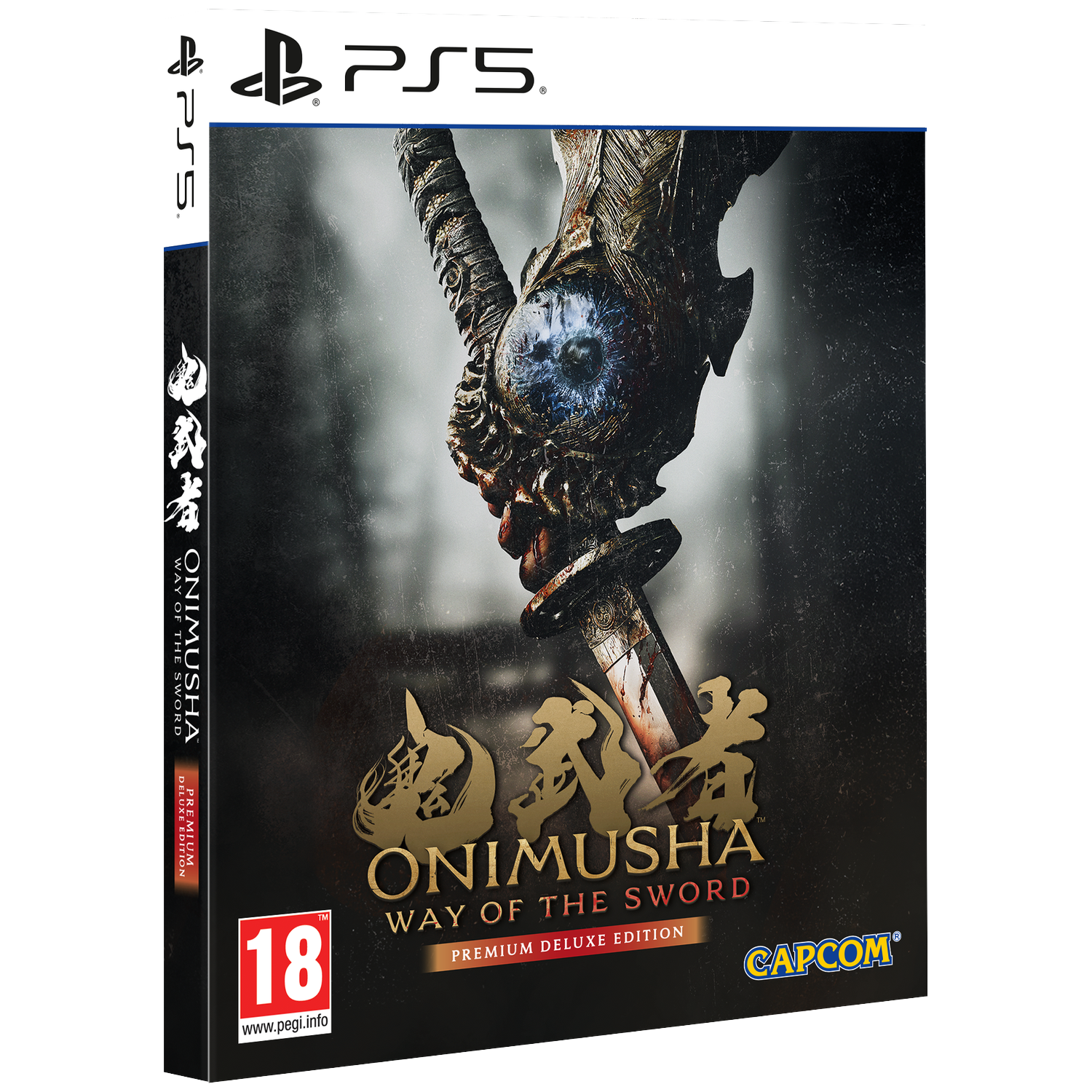 PS5 spel "Onimusha: Way of the Sword" Premium Deluxe Edition hoes.
