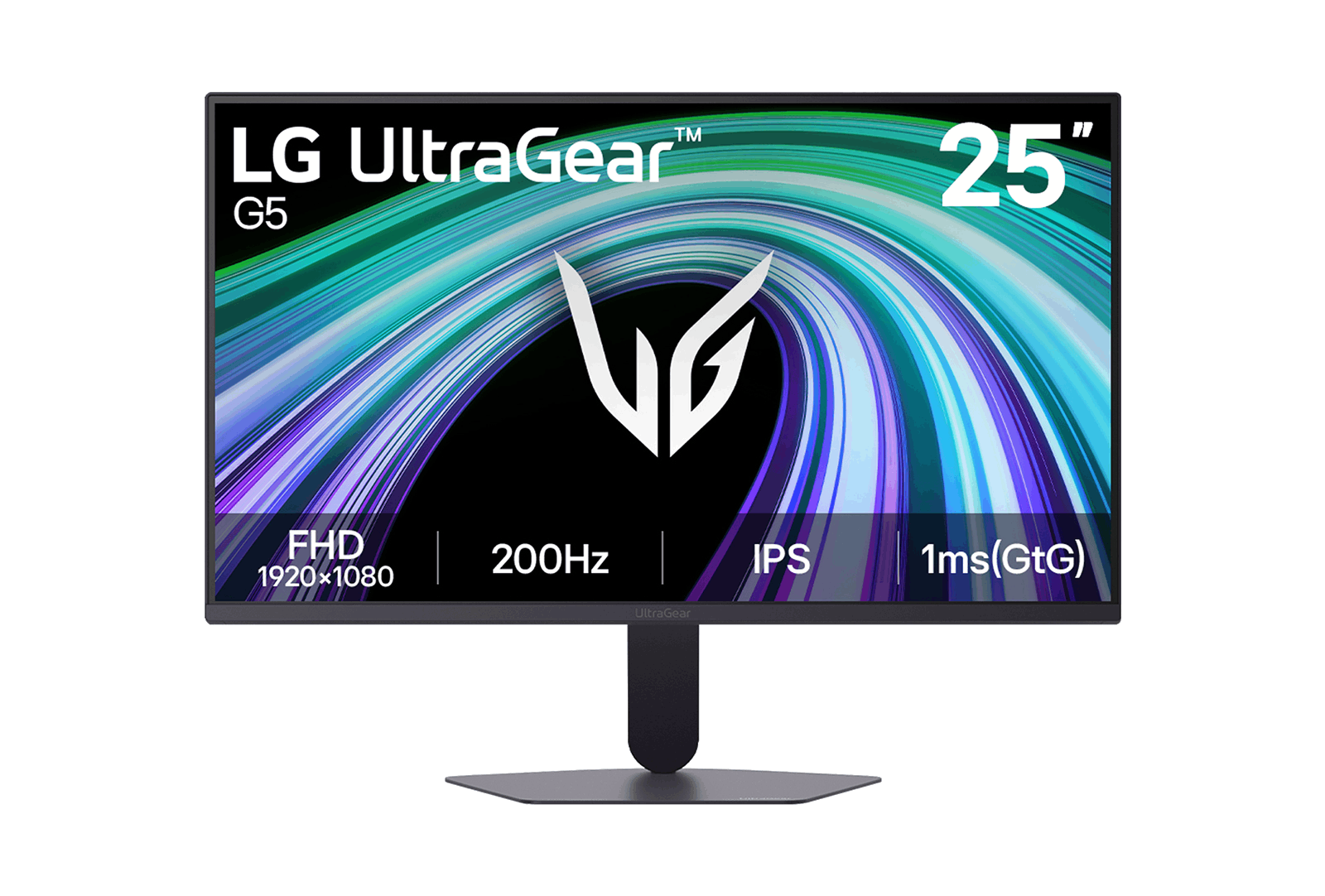 Monitor gaming LG UltraGear de 25 pulgadas con FHD, 200Hz, IPS y 1ms de respuesta.