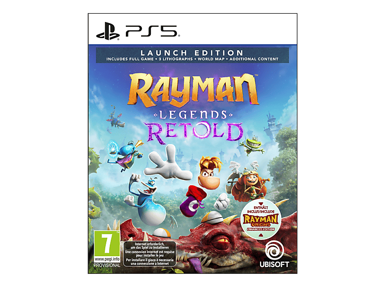Rayman Legends Retold: Launch Edition - PlayStation 5 [Deutsch, Französisch, Italienisch]