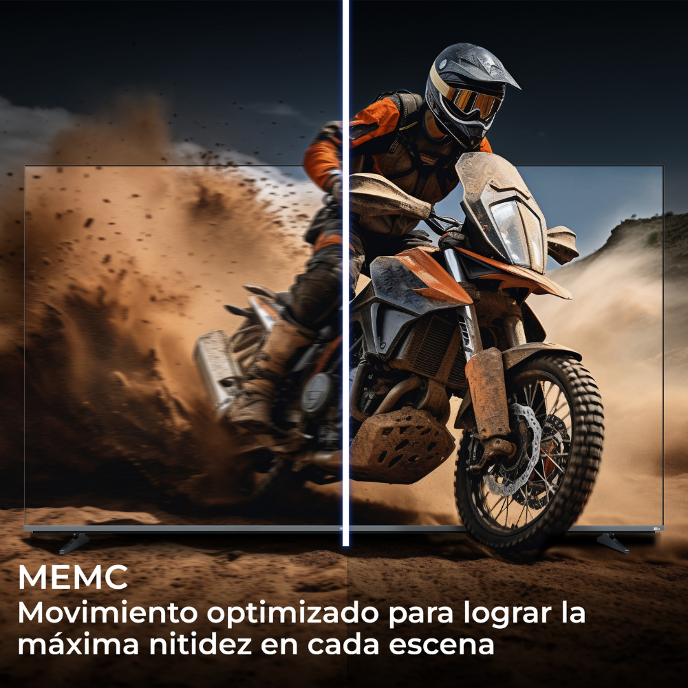MEMC. Movimiento optimizado para lograr la máxima nitidez en cada escena.
