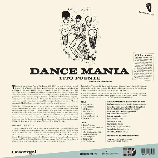 Albumcover mit einer Tanzillustration, Bandnamen und Trackliste.