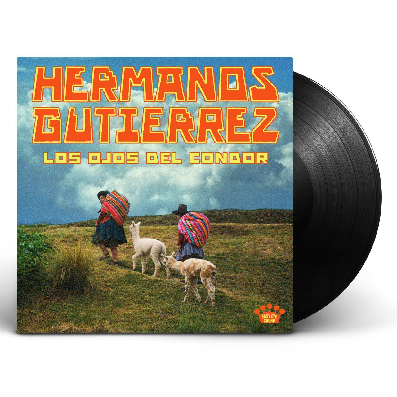 Eine Vinylsingle mit dem Titel "HERMANOS GUTIERREZ LOS OJOS DEL CONDOR".