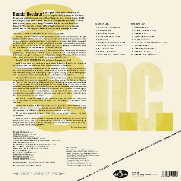 Albumcover mit Liner Notes, Trackliste für Seite A und B, sowie Künstlernamen.