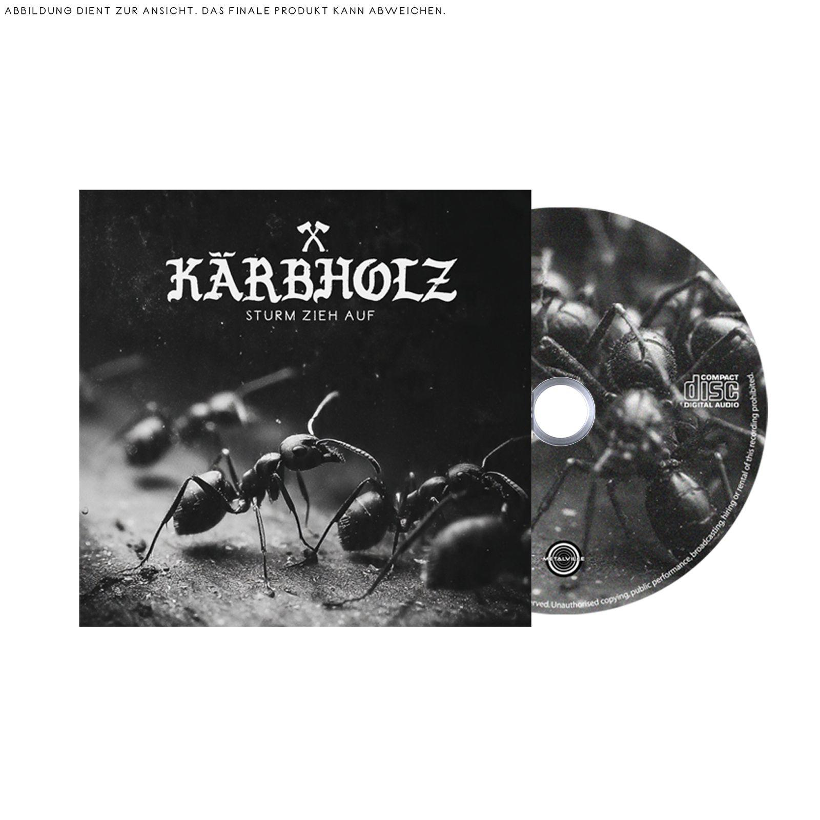 Cover mit Ameisen und "KÄRBHOLZ STURM ZIEH AUF" Schriftzug.