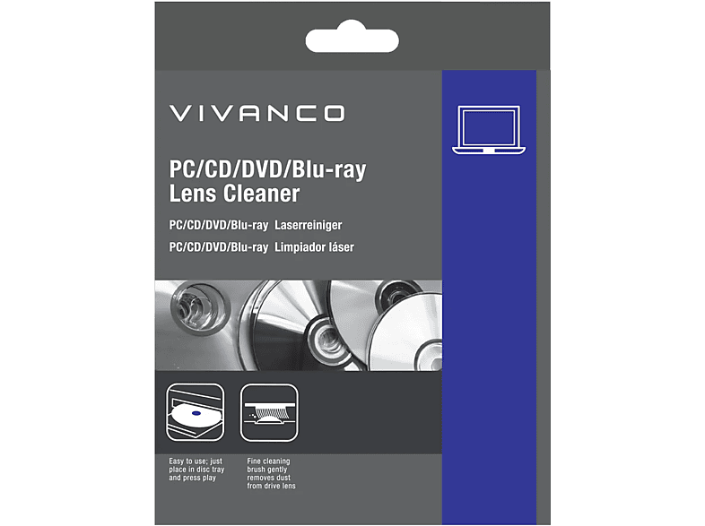VIVANCO 15651 Laserreiniger für PC, CD, Blu-ray und DVD — Foto 2 von 2
