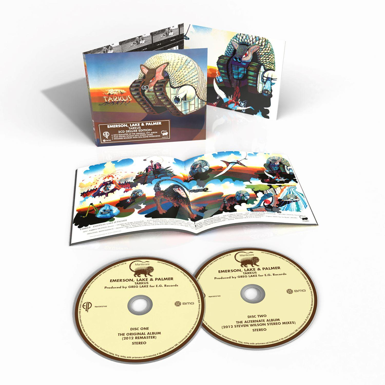 Das Album "Tarkus" von Emerson, Lake & Palmer als Deluxe-Edition mit zwei CDs.