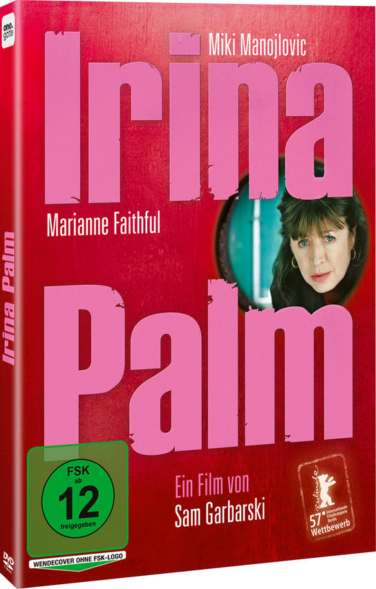 DVD-Cover für Irina Palm mit Marianne Faithful und Miki Manojlovic.