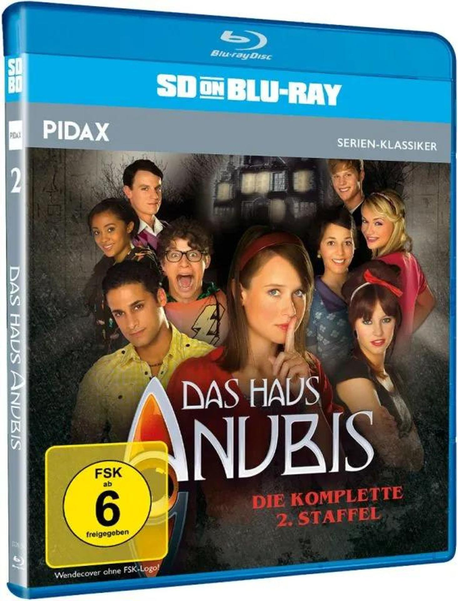 Das Haus Anubis Blu-ray Cover mit Schauspielern und FSK 6 Logo.