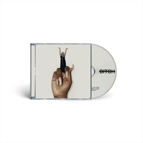 CD-Hülle mit einer Hand, die einen winzigen Menschen auf dem Mittelfinger hochhält.