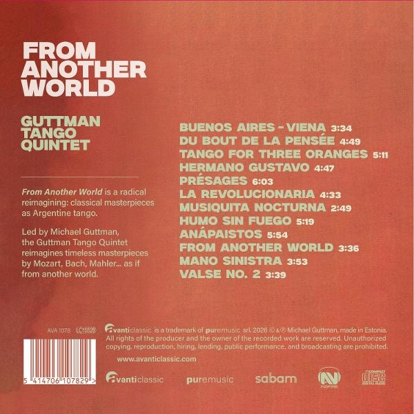 Albumcover mit Titel 'FROM ANOTHER WORLD' und Trackliste.