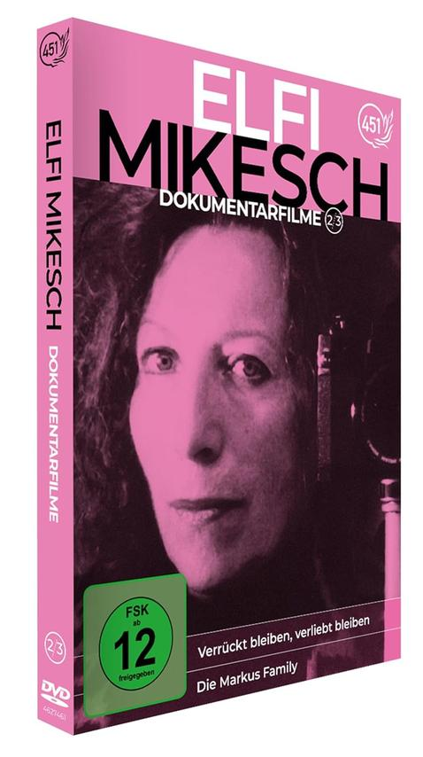 DVD-Hülle mit Porträt von Elfi Mikesch, Titel und FSK-Siegel.
