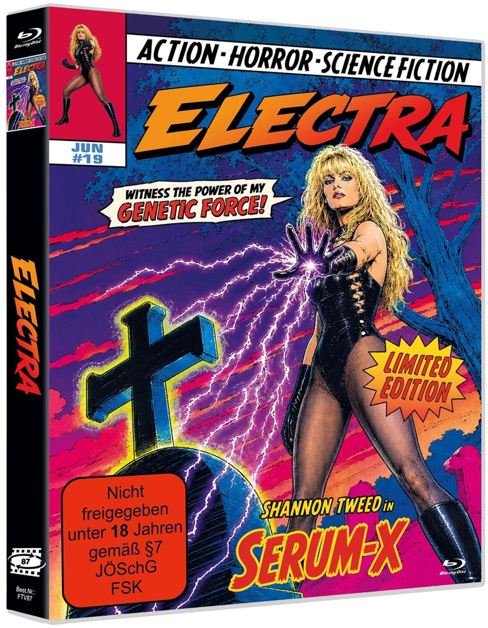 Cover von Electra: Jun #19, mit Shannon Tweed in Serum-X, limitierte Auflage.