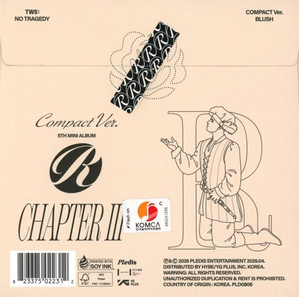 Album-Cover mit Junge in historischer Kleidung, Text und Barcode.