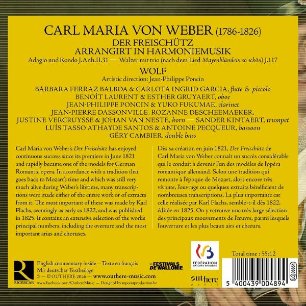 Albumcover mit Titel, Komponisten und Interpreten, unten Text und Barcode.