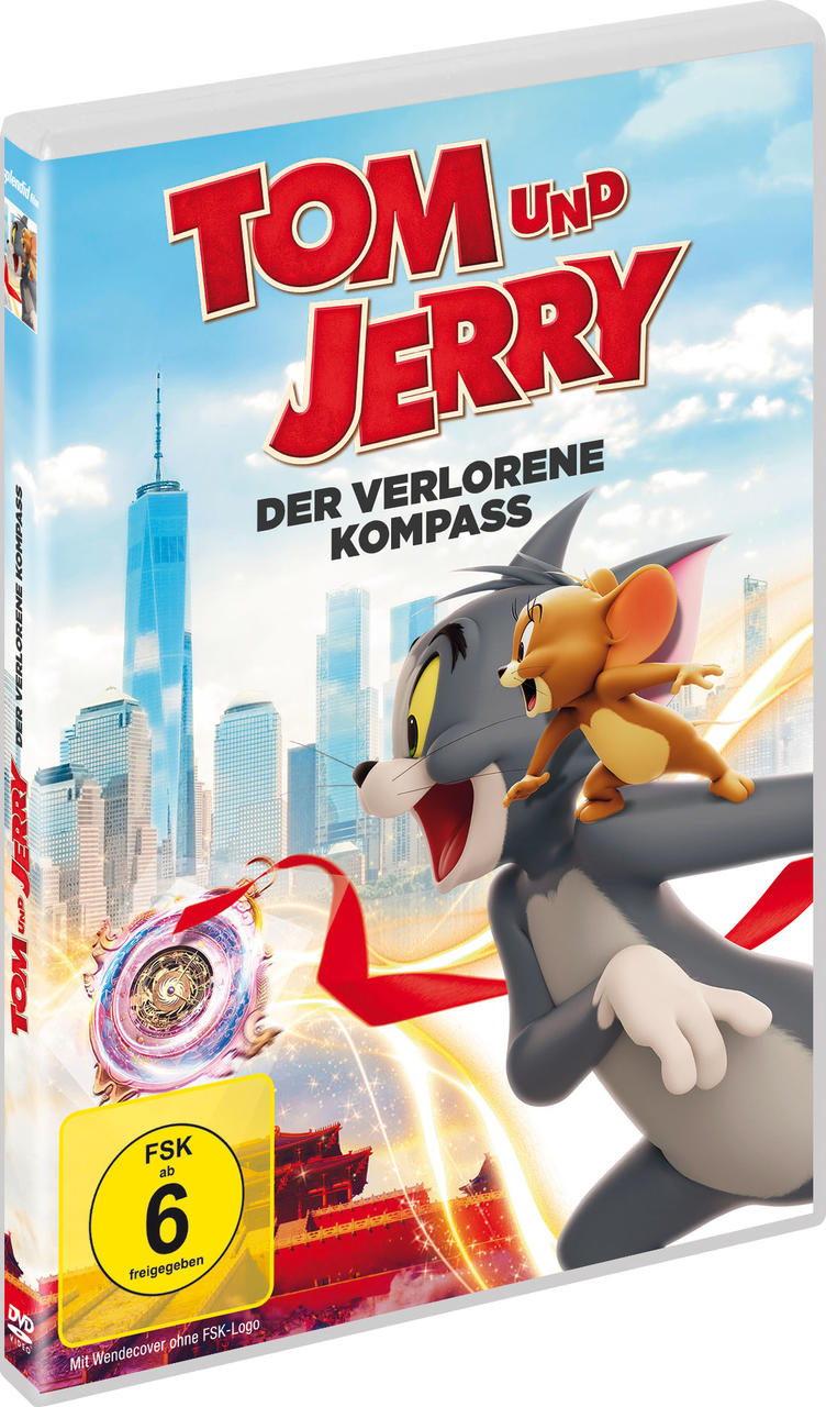 Tom und Jerry auf DVD: Tom und Jerry, der verlorene Kompass. Stadtkulisse, Gebäude, FSK 6.
